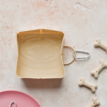Foldable Travel Bowl - Nude